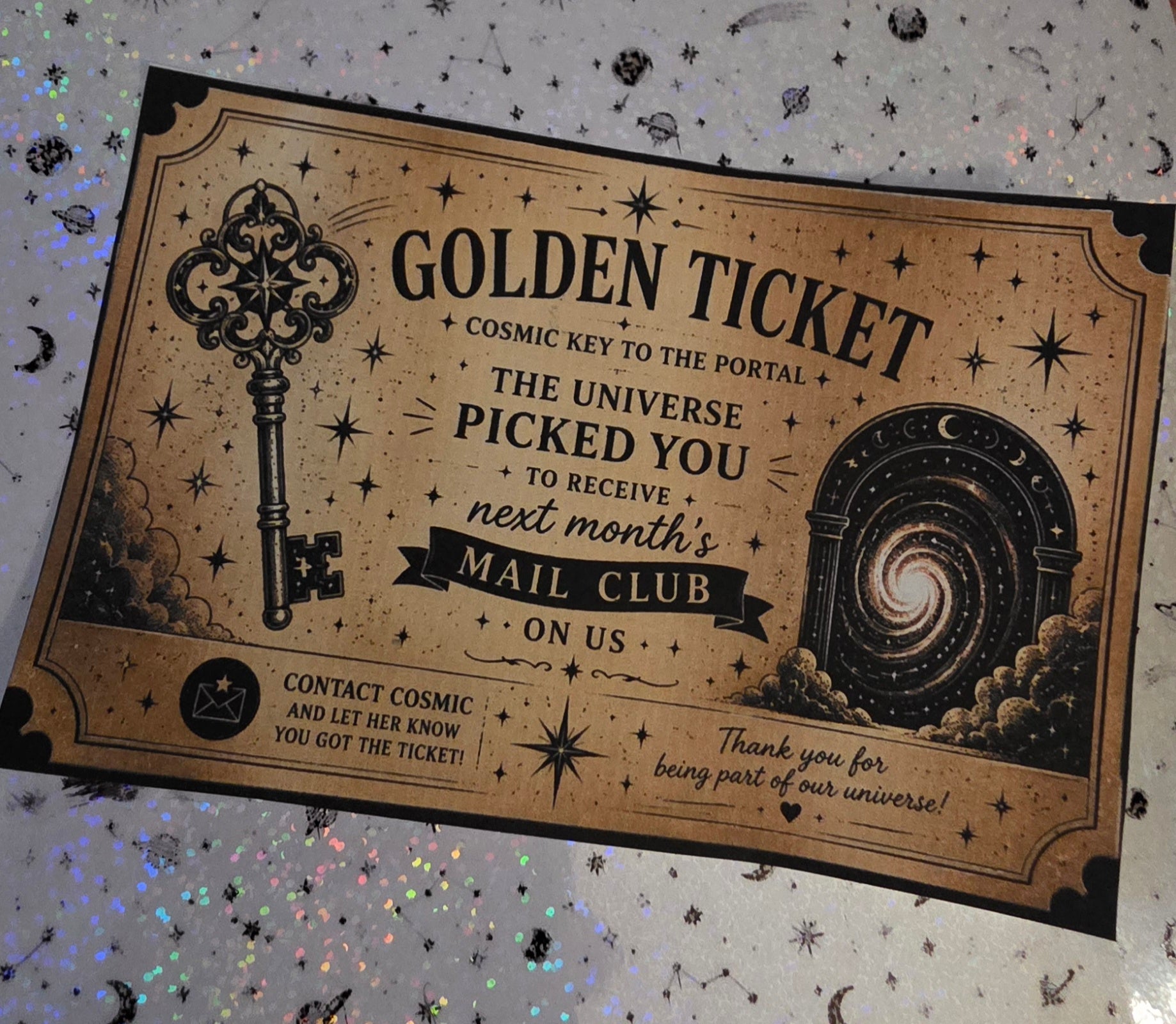 ✨🌙 Cosmic Portal Co. — Message From The Universe Mail ✨🌙