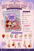 ✨ Cosmic Portal DIY Charm Kit ✨Strawberry Dreams
