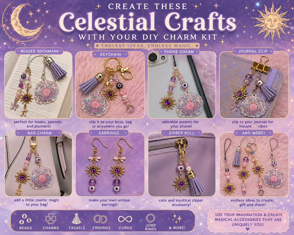 ✨ Celestial Cosmic Charm DIY Kit ✨